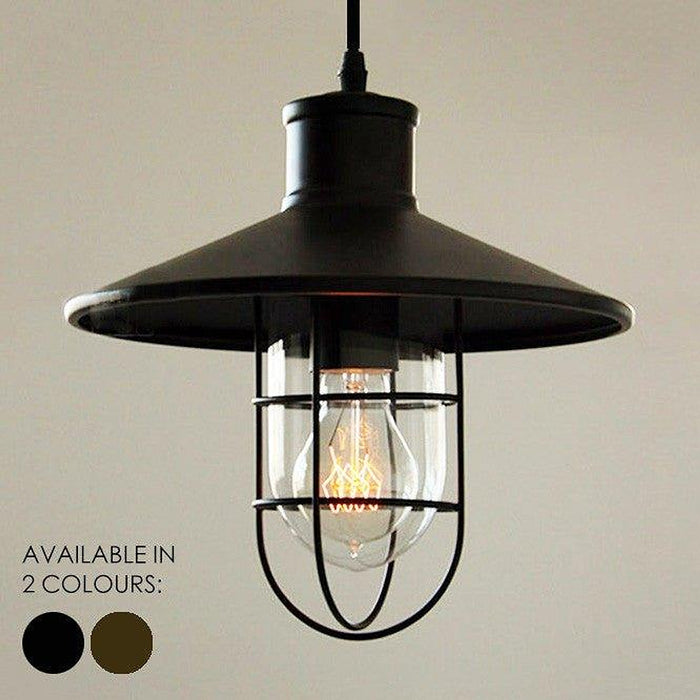 Harbour Industrial Rustic Pendant Light-DWHOME