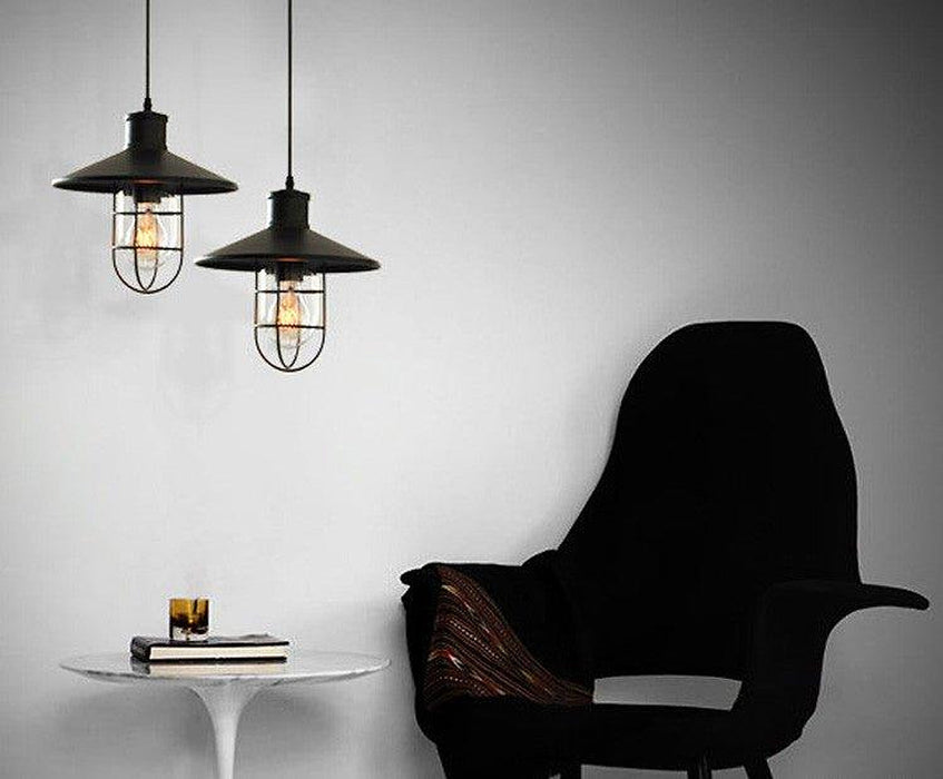 Harbour Industrial Rustic Pendant Light-DWHOME