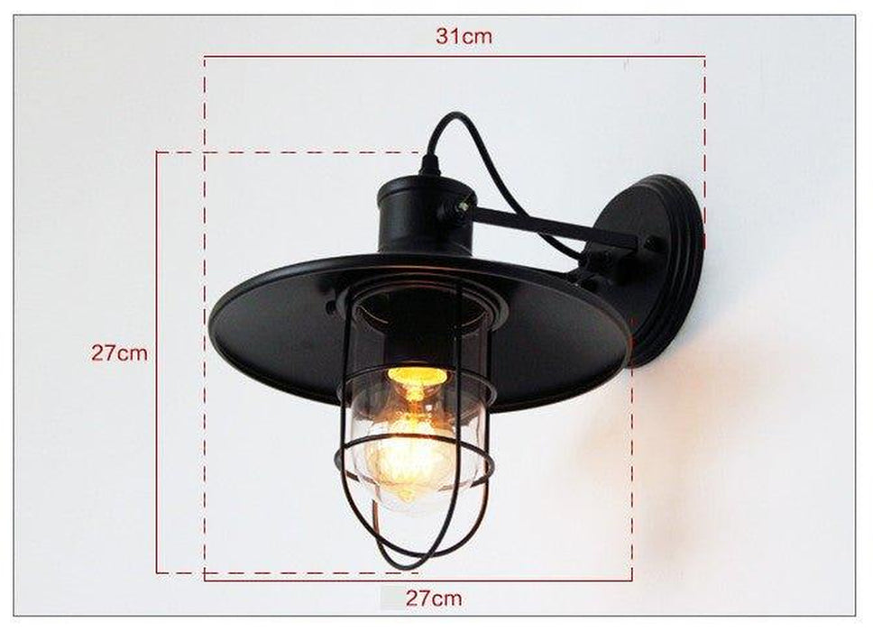 Harbour Sconce Vintage Industrial Wall Light-DWHOME