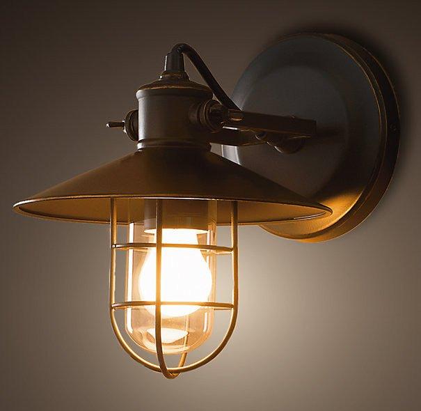 Harbour Sconce Vintage Industrial Wall Light - DWHOME