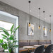 Harper Double Glass Shade Modern Minimalist Pendant Light - DWHOME