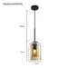 Harper Double Glass Shade Modern Minimalist Pendant Light - DWHOME