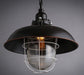 Helmut Glass Shade Industrial Pendant Light (short) - DWHOME