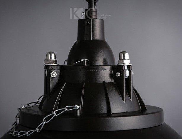 Helmut Glass Shade Industrial Pendant Light (short) - DWHOME
