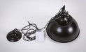 Helmut Glass Shade Industrial Pendant Light (short) - DWHOME