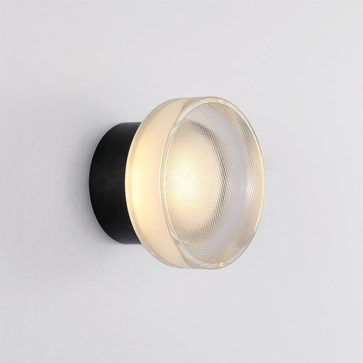 Henley Round Glass Wall Light-DWHOME