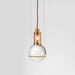 Opal round glass sphere midcentury pendant Light - DWHOME