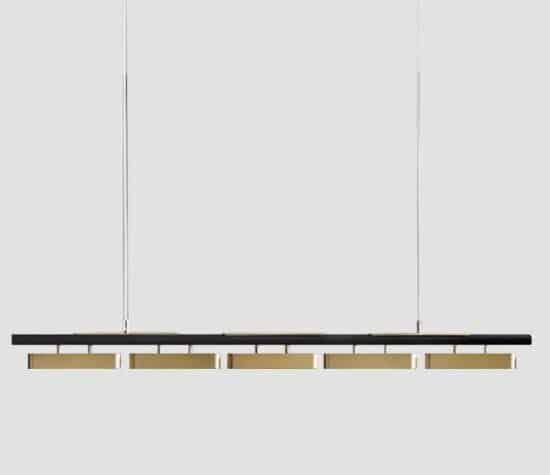 Hoveedo Modern Sleek Long Bar Pendant Lamp - DWHOME