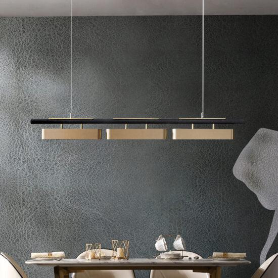 Hoveedo Modern Sleek Long Bar Pendant Lamp - DWHOME