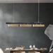 Hoveedo Modern Sleek Long Bar Pendant Lamp - DWHOME