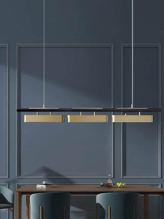 Hoveedo Modern Sleek Long Bar Pendant Lamp - DWHOME