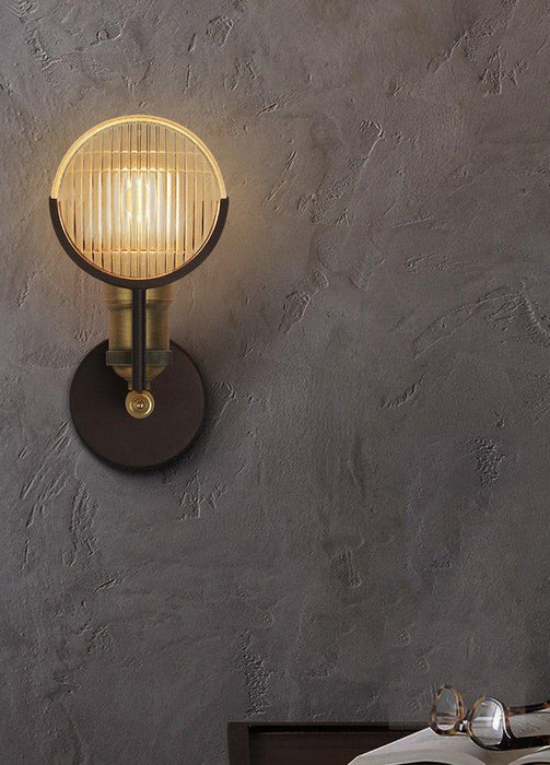 Huberman Fresnel Lens Brass Fitting Wall Light - DWHOME
