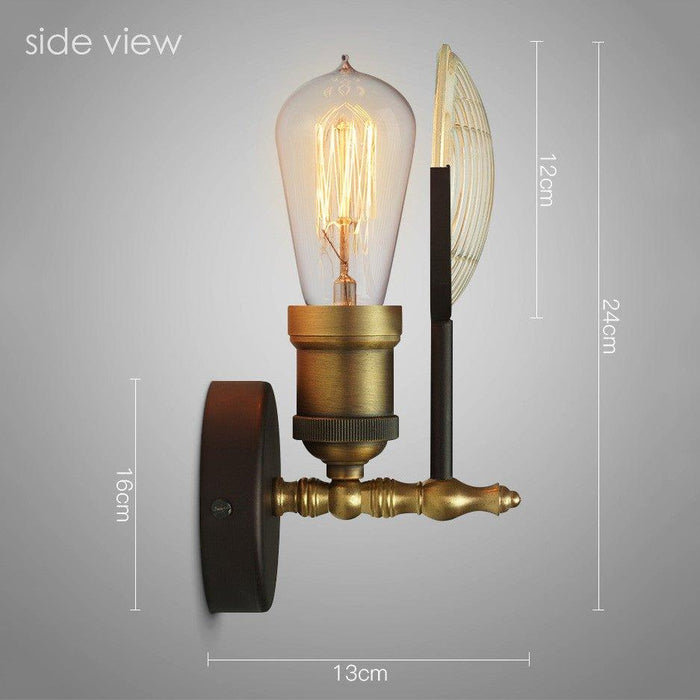 Huberman Fresnel Lens Brass Fitting Wall Light - DWHOME