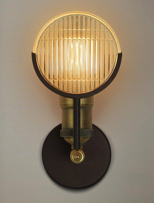 Huberman Fresnel Lens Brass Fitting Wall Light - DWHOME