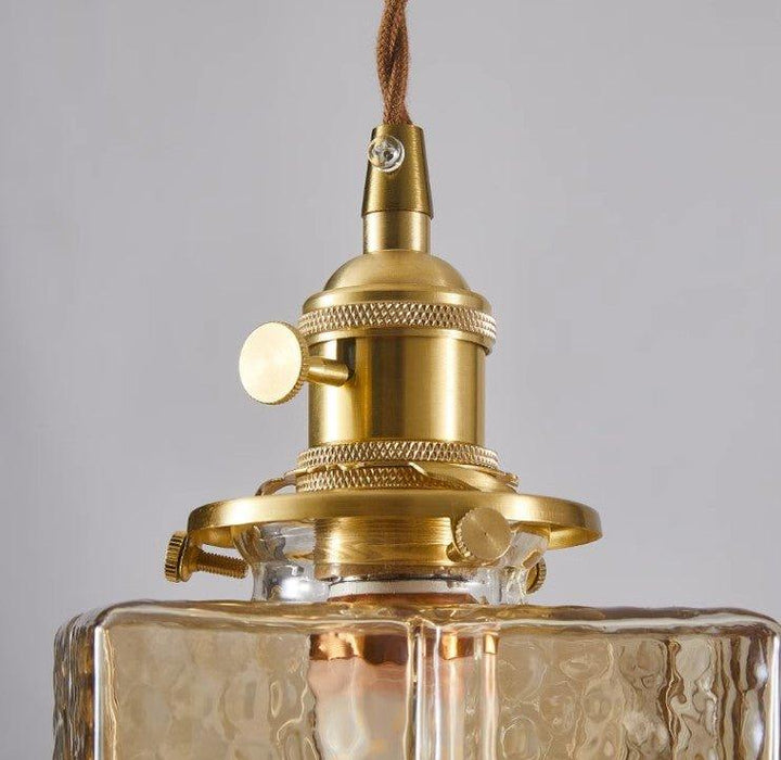 Hubert Glass Art Deco Pendant Light - DWHOME