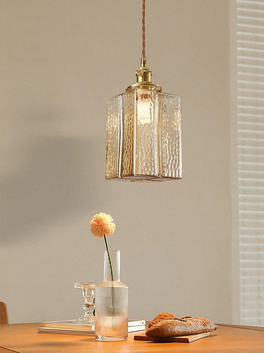 Hubert Glass Art Deco Pendant Light - DWHOME