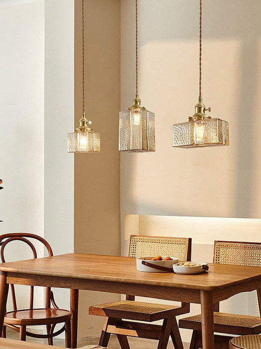 Hubert Glass Art Deco Pendant Light - DWHOME