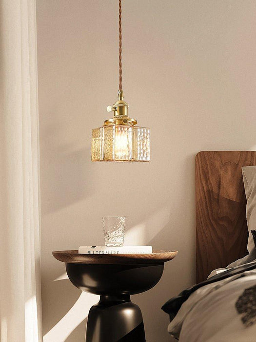 Hubert Glass Art Deco Pendant Light - DWHOME