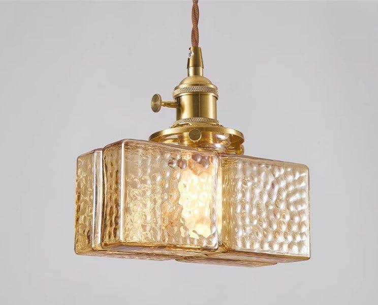 Hubert Glass Art Deco Pendant Light - DWHOME