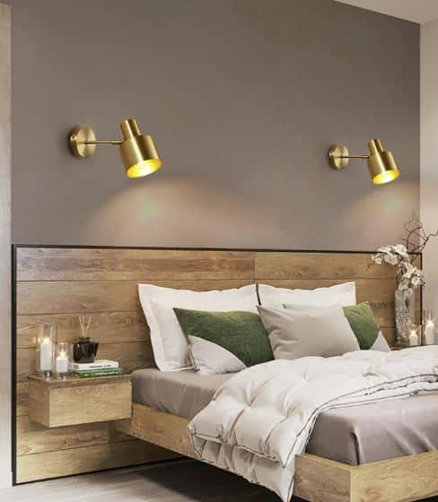 Huldana Brass Wall Lamp - DWHOME