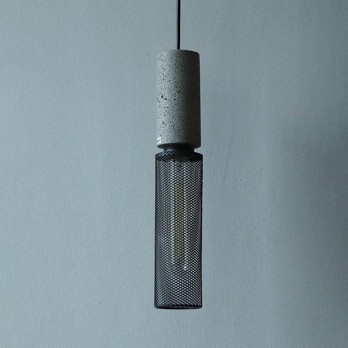 Ilford Concrete Minimalist Line Industrial Pendant Light - DWHOME
