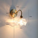 Nordic Style Glass Copper LED Wall Light - DWHOME
