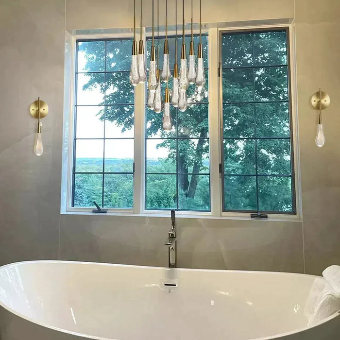 Soltaire Linear Chandelier 37"W-DWHOME