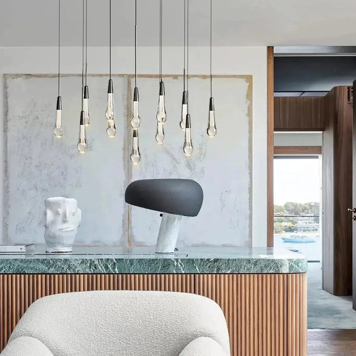 Soltaire Linear Chandelier 37"W-DWHOME