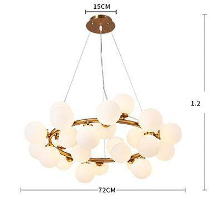 Natalie Orb Chandelier-DWHOME