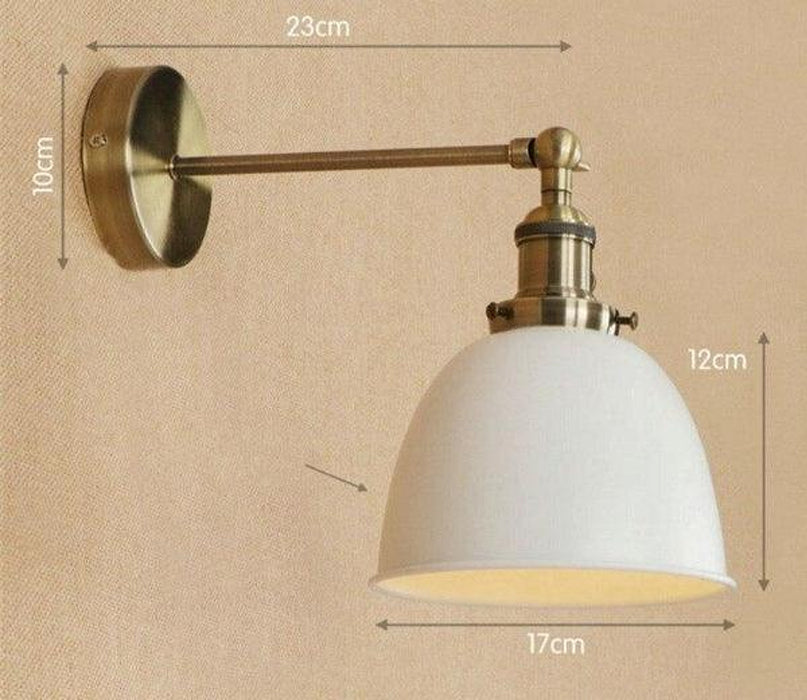 Vintage Style Brass Wall Lamps-DWHOME