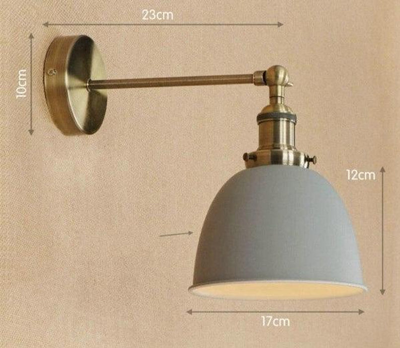 Vintage Style Brass Wall Lamps-DWHOME