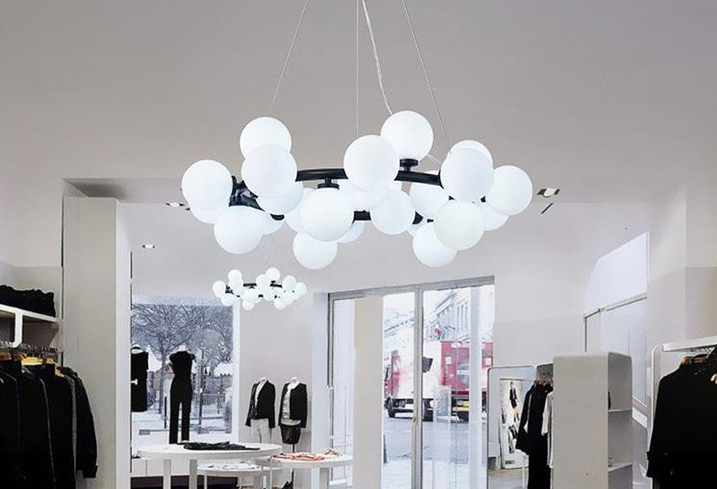Natalie Orb Chandelier-DWHOME