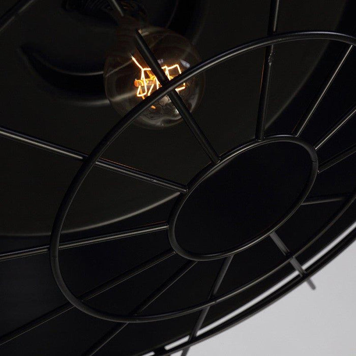 Industrial Pendant Light Cage - Black - DWHOME
