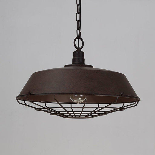 Industrial Pendant Light Cage - Rustic-DWHOME