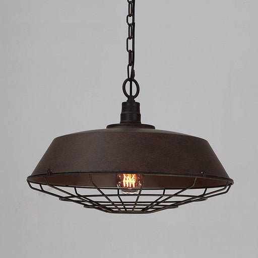 Industrial Pendant Light Cage - Rustic-DWHOME