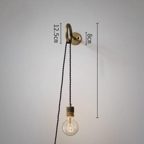 Industrial Style Hanging Glassbulb Wall Light - DWHOME