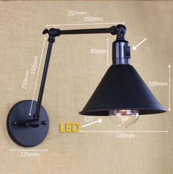 Industrial Style Loft Wall Light - DWHOME
