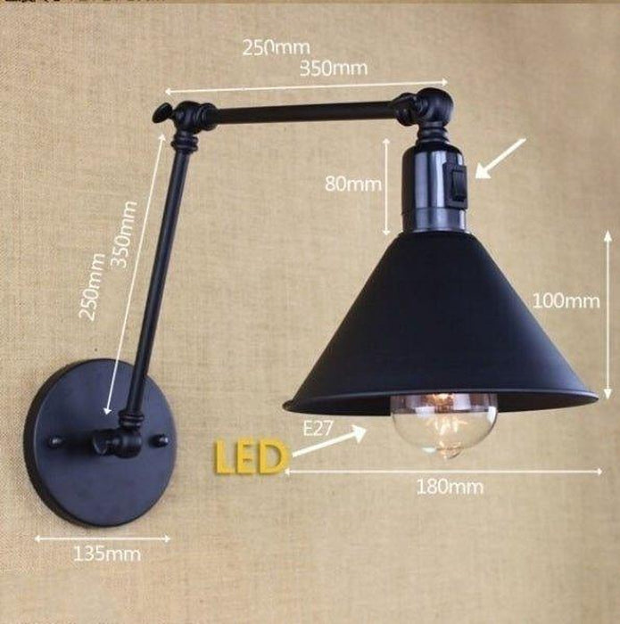 Industrial Style Loft Wall Light-DWHOME