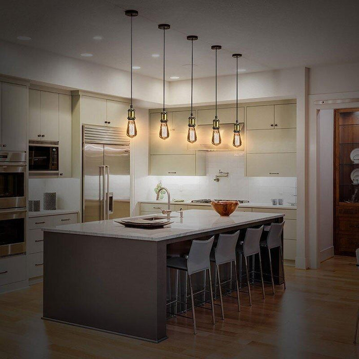 Industrial Style Polished Copper Pendant Light - DWHOME