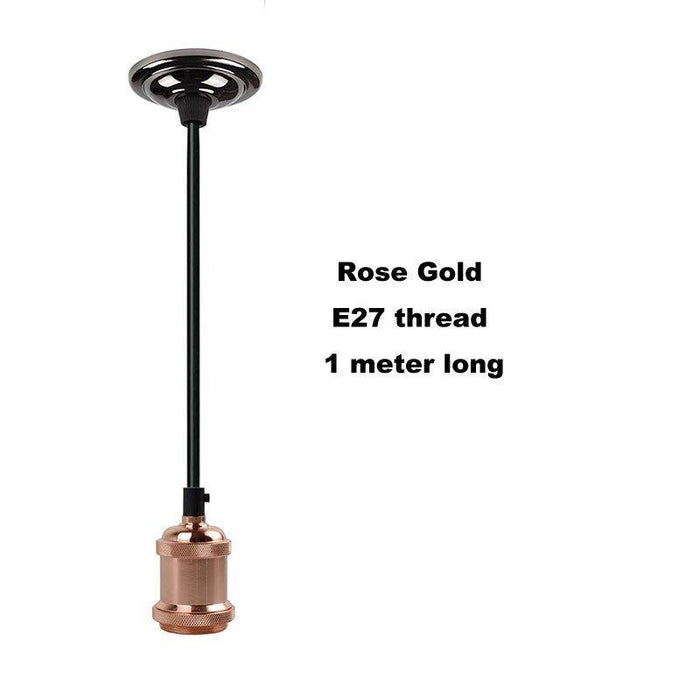Industrial Style Polished Copper Pendant Light - DWHOME