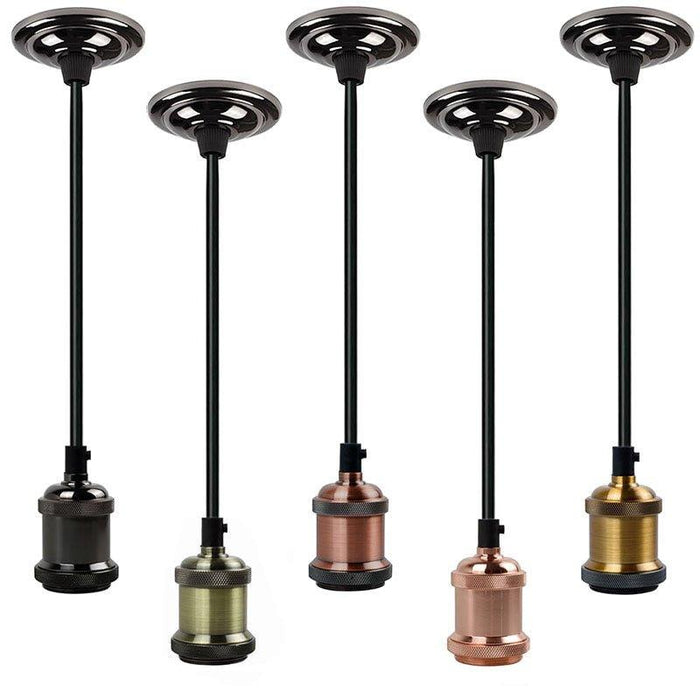 Industrial Style Polished Copper Pendant Light - DWHOME