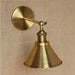 Industrial Style Vintage Brass Wall Lamp - DWHOME