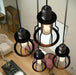 Industrial Wire Cage 6 Bulb Pendant Light - DWHOME