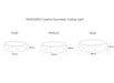 INGEGERD Creative Geometry Ceiling Light - DWHOME