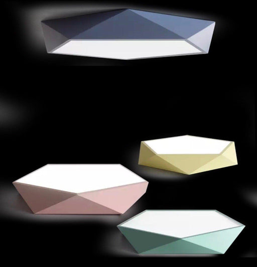 Ingmar Modern Scandinavian Polygonal Ceiling Light - DWHOME