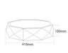 Innocenzio White Geometric Octagon Shaped Ceiling Lamp - DWHOME