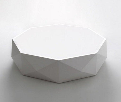 Innocenzio White Geometric Octagon Shaped Ceiling Lamp - DWHOME