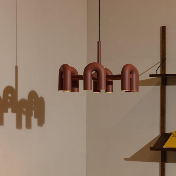 Isaksson Modern Inverted U-Loop Pipe Wall Lamp - DWHOME