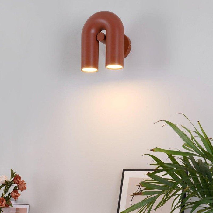 Isaksson Modern Inverted U-Loop Pipe Wall Lamp - DWHOME
