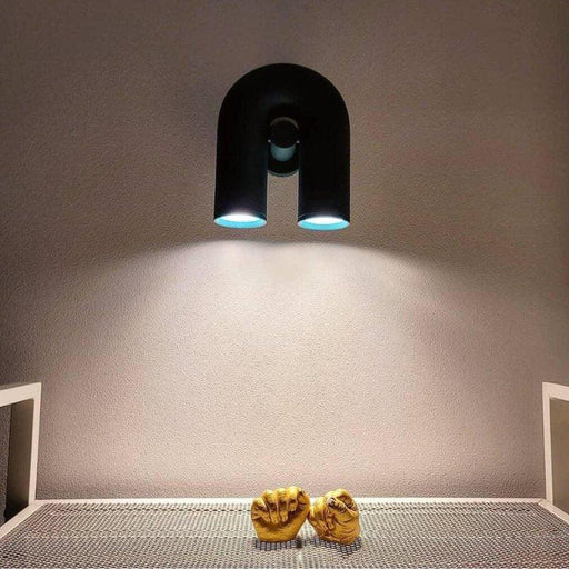 Isaksson Modern Inverted U-Loop Pipe Wall Lamp-DWHOME